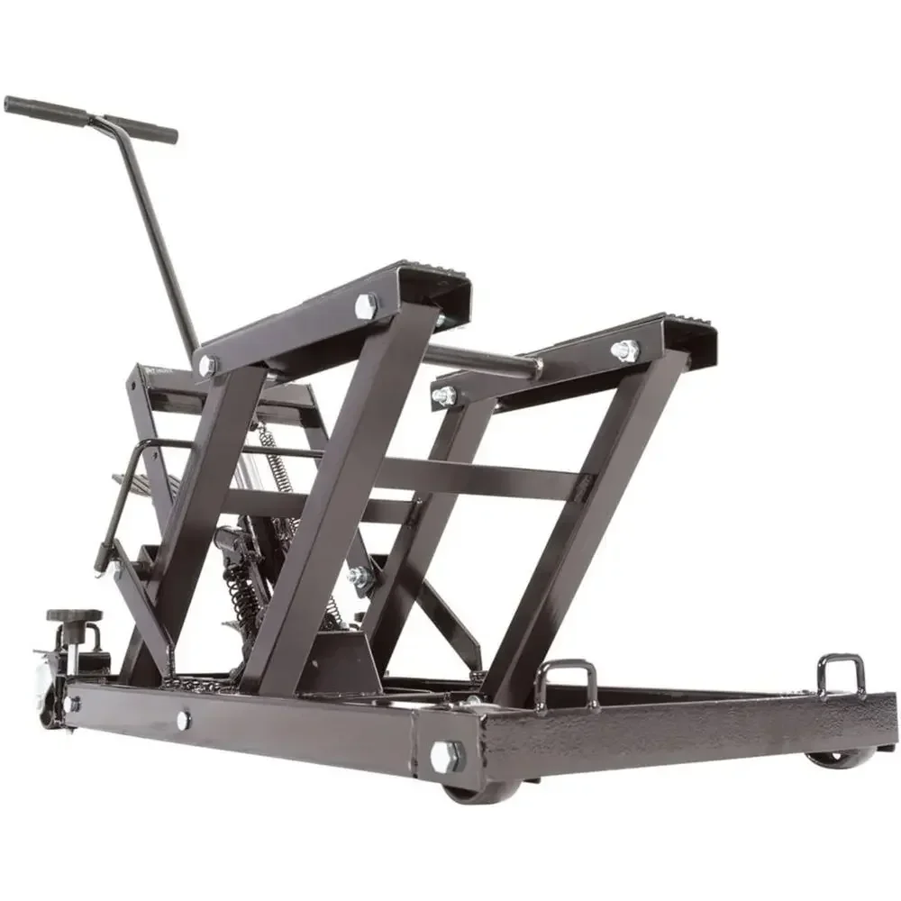 Heavy-Duty Motorcycle and ATV Lift Stand, Hydraulic, Holds Up to 1500 lbs, Black
Heavy-Duty Motorcycle and ATV Lift Stand, Hydraulic, Holds Up to 1500 lbs, Black