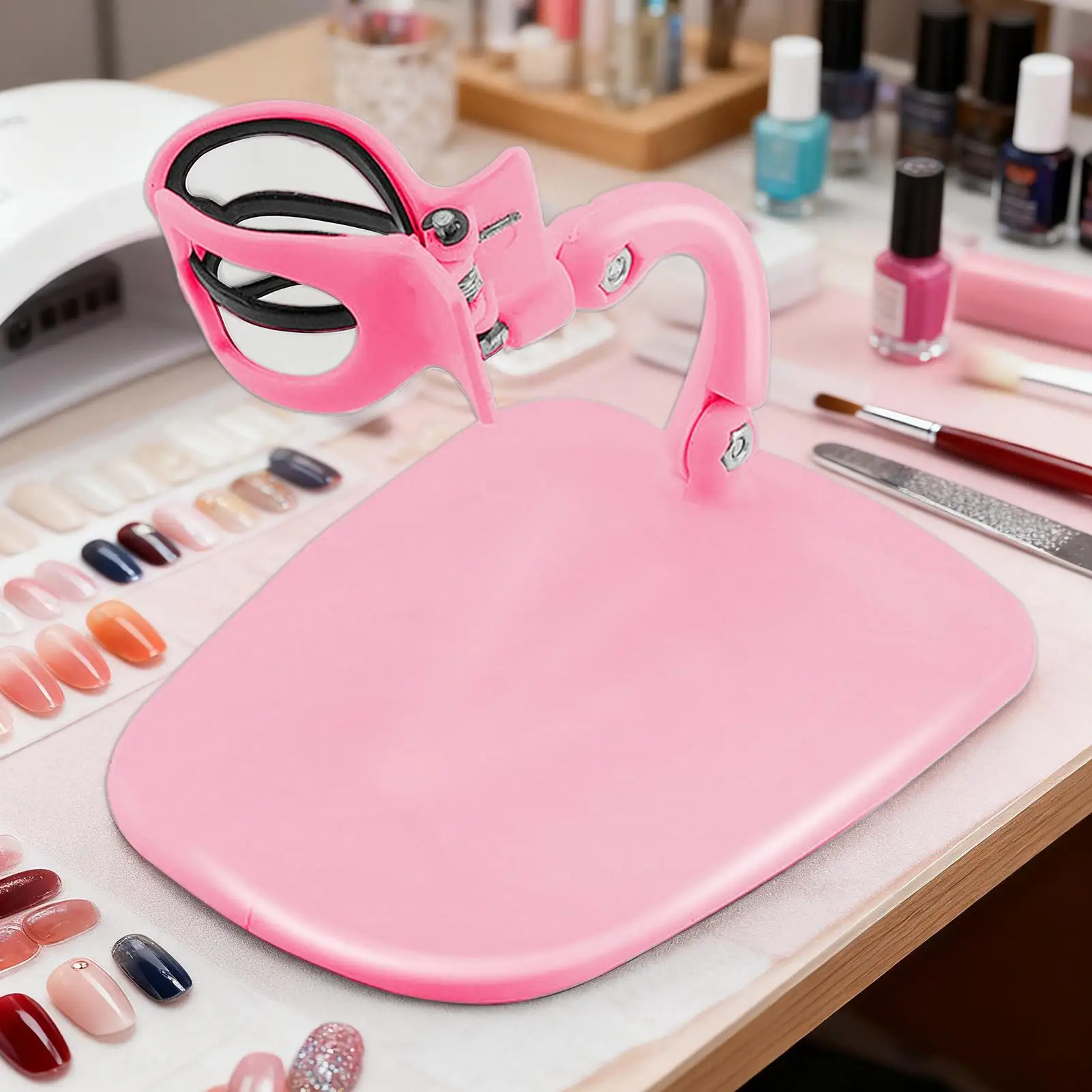 Держатель для бутылки с лаком для ногтей, фиксирующий зажим для дисплея, регулируемый держатель для гель-лака для ногтей, органайзер для красоты, женщин, девочек, домашний маникюр 
Держатель для бутылки с лаком для ногтей, фиксирующий зажим для дисплея, регулируемый держатель для гель-лака для ногтей, органайзер для красоты, женщин, девочек, домашний маникюр