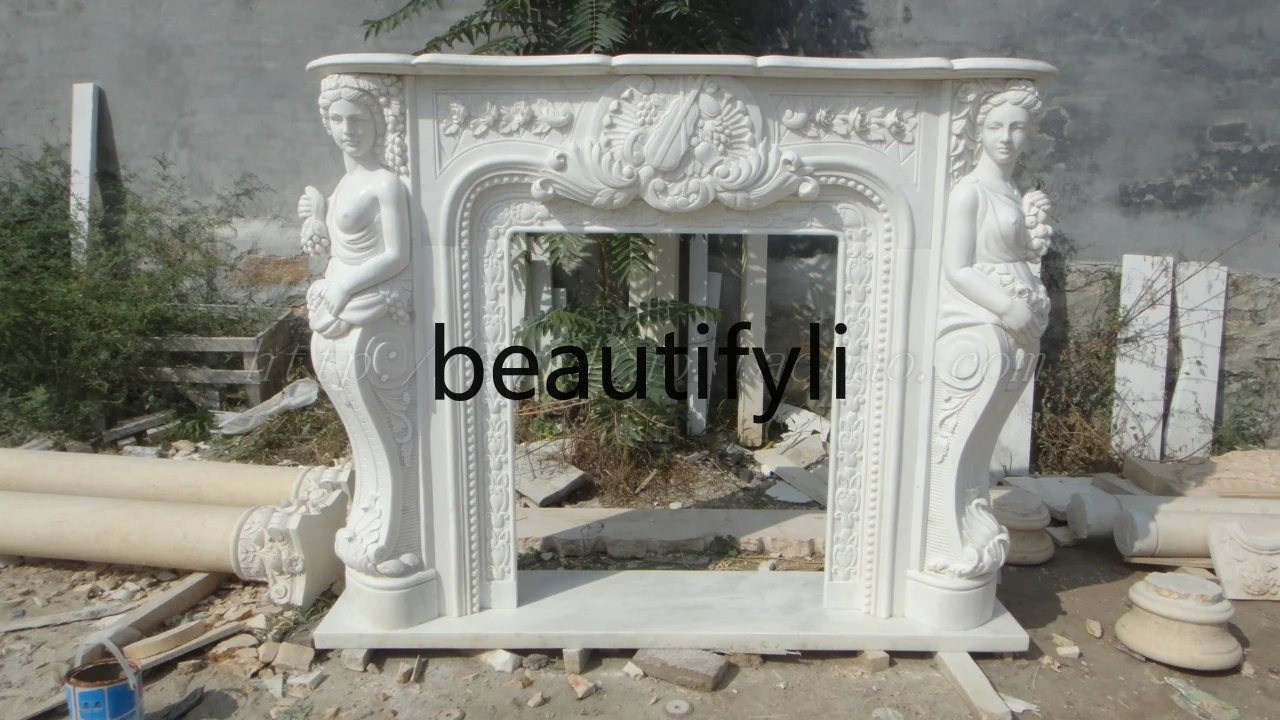 Figure stone carving stone natural marble, European French American mantel custom
Figure stone carving stone natural marble, European French American mantel custom