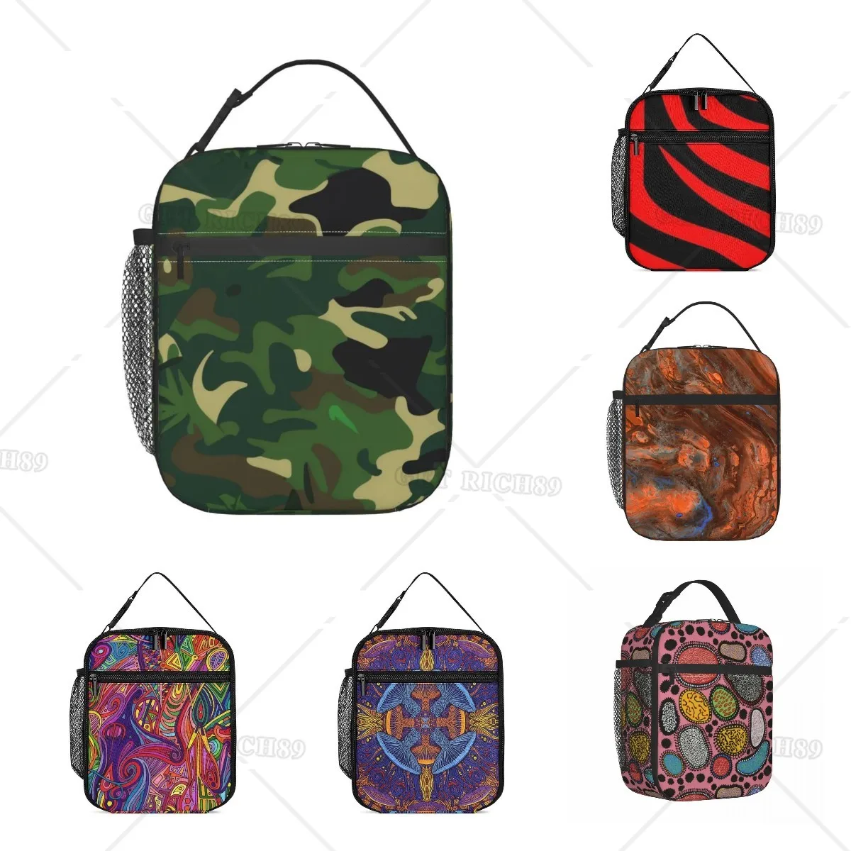 Colorful Painting Green Insulated Lunch Bag - Reusable Portable Lunch Box - Large Capacity Lunch Tote for Women Men Outdoors
Colorful Painting Green Insulated Lunch Bag - Reusable Portable Lunch Box - Large Capacity Lunch Tote for Women Men Outdoors