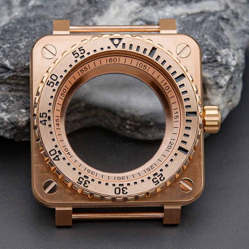 SKX007 Rose Gold Square Transparent Back Cover Watch Case Fits NH35 NH36 7S26 4R Automatic Movement NH35 Dial Watch Cases
SKX007 Rose Gold Square Transparent Back Cover Watch Case Fits NH35 NH36 7S26 4R Automatic Movement NH35 Dial Watch Cases