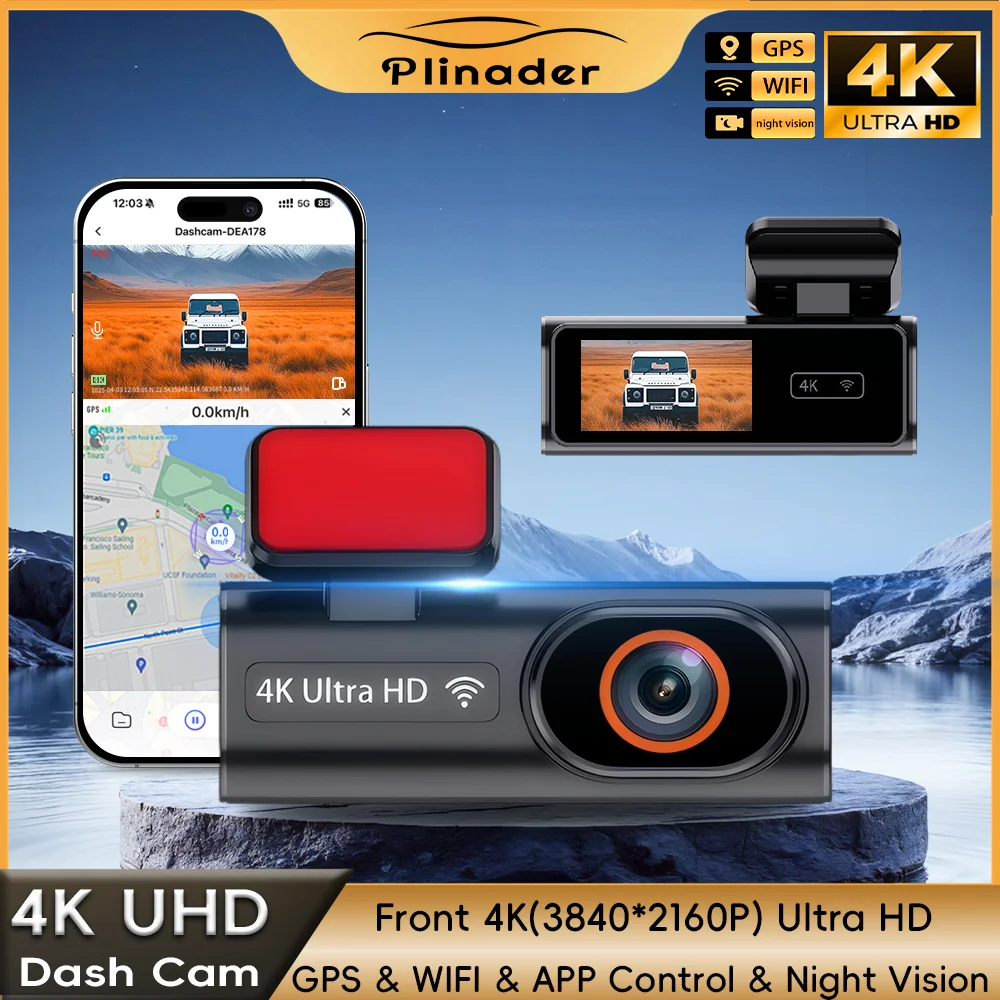 Plinader Car Rearview Camera DVR Mirror 4K Dash Cam Mini for Vehicle Safety Driving Night Vision 24H Parking Monitor WIFI GPS
Plinader Car Rearview Camera DVR Mirror 4K Dash Cam Mini for Vehicle Safety Driving Night Vision 24H Parking Monitor WIFI GPS