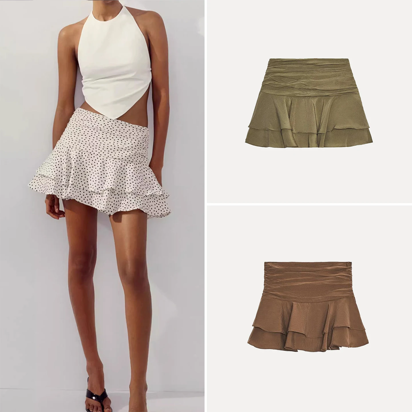 Fashionable Layered Decorative Casual Skirt Pants Girl's Style High Waist Cake Skirt Slim Fit Other Materials Other Process
Fashionable Layered Decorative Casual Skirt Pants Girl's Style High Waist Cake Skirt Slim Fit Other Materials Other Process