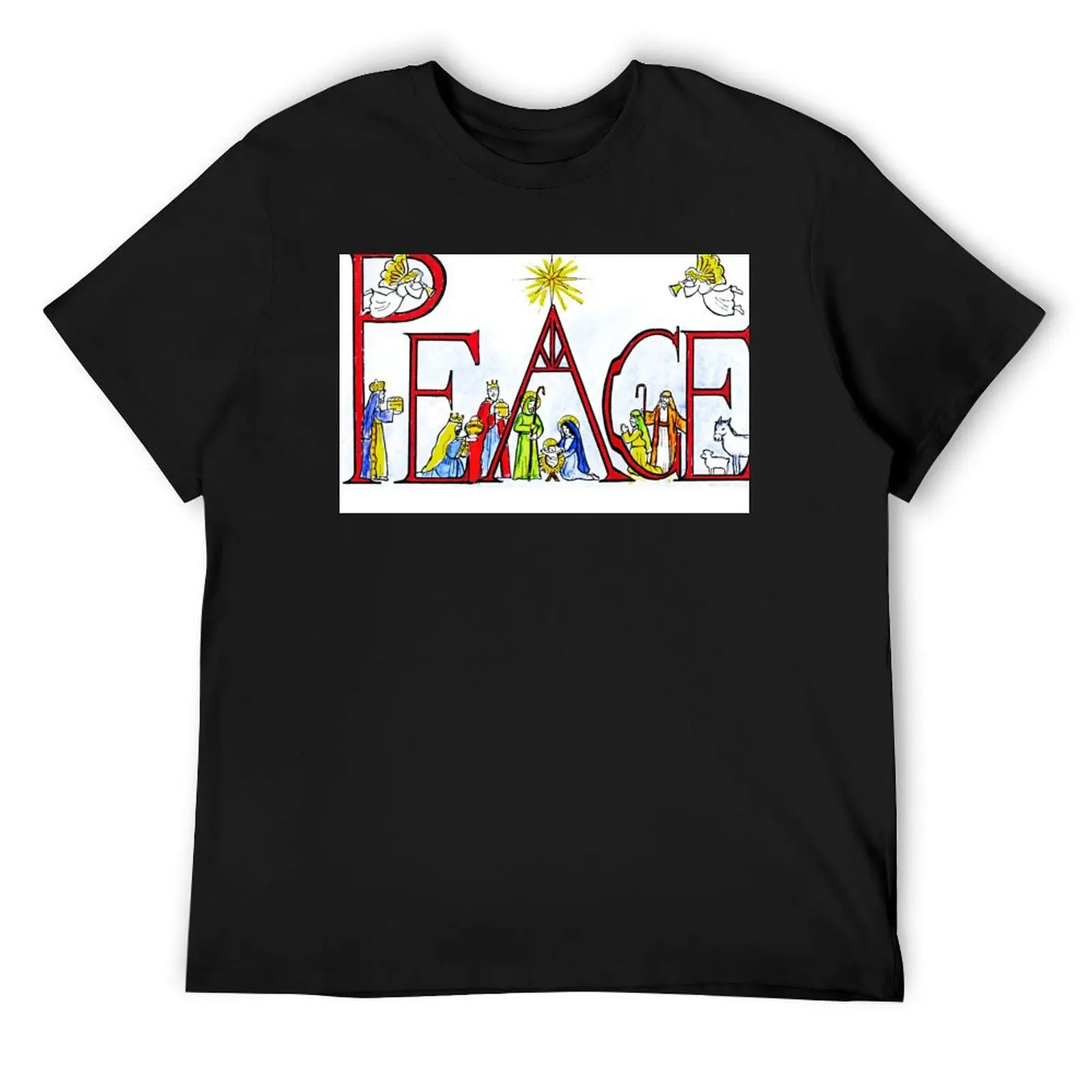 Peace Christmas Nativity Scene T-Shirt anime clothes oversized t shirt topping shirts men
Peace Christmas Nativity Scene T-Shirt anime clothes oversized t shirt topping shirts men