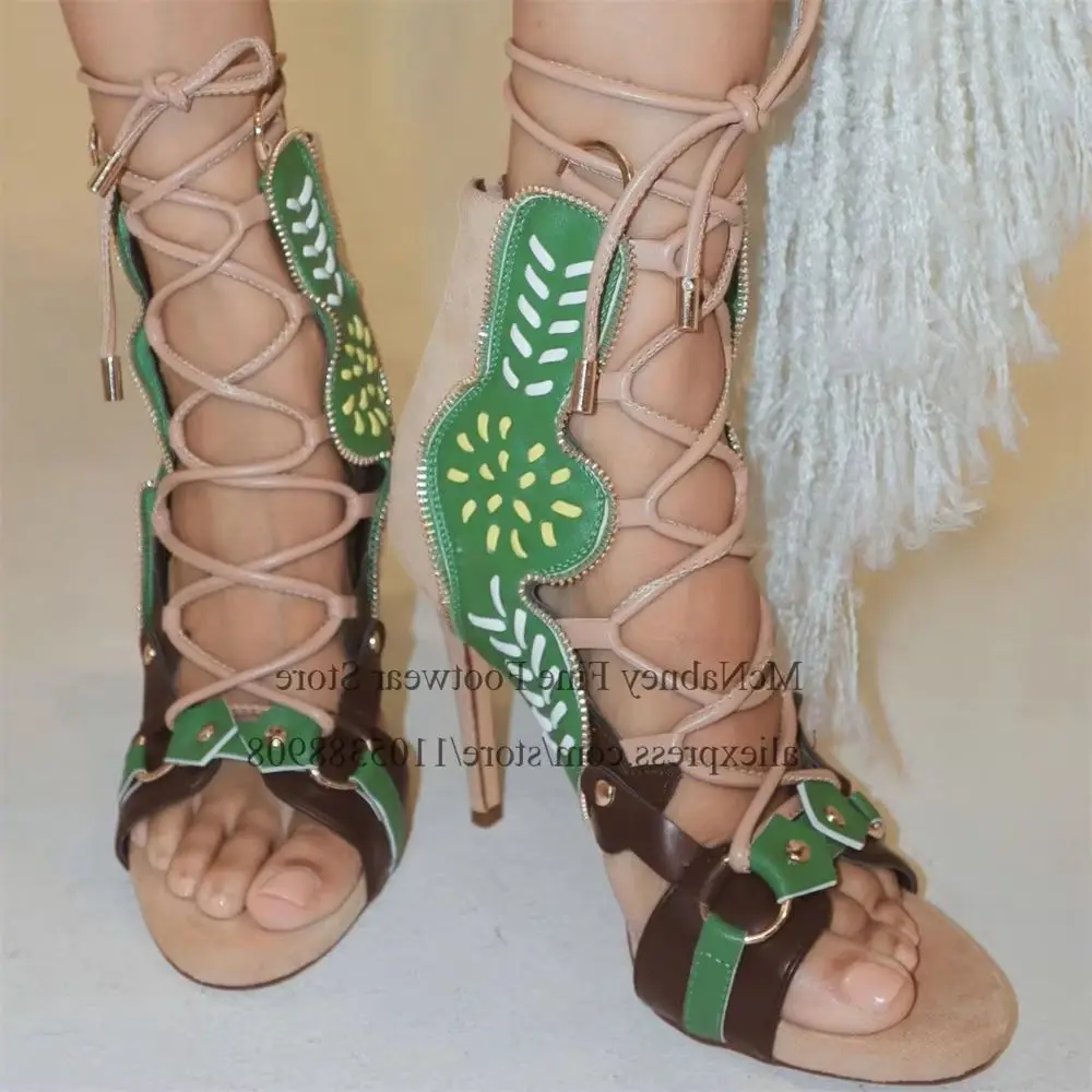 Black Red Leather Suede Ethnic Ankle Wrap Sandals Booties Open Toe Lace up Gladitor Ankle Boots Party Women Dress Shoes Summer
Black Red Leather Suede Ethnic Ankle Wrap Sandals Booties Open Toe Lace up Gladitor Ankle Boots Party Women Dress Shoes Summer