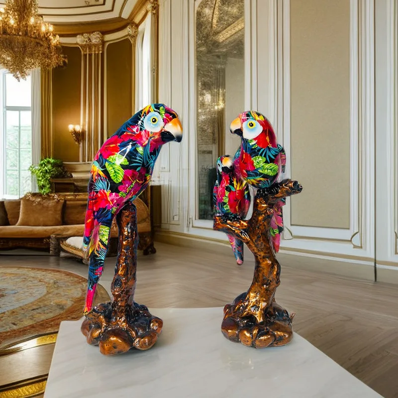European Style Creative Dazzle Color Parrot Ornament, Home Decoration, Living Room, TV Cabinet, Gift
European Style Creative Dazzle Color Parrot Ornament, Home Decoration, Living Room, TV Cabinet, Gift