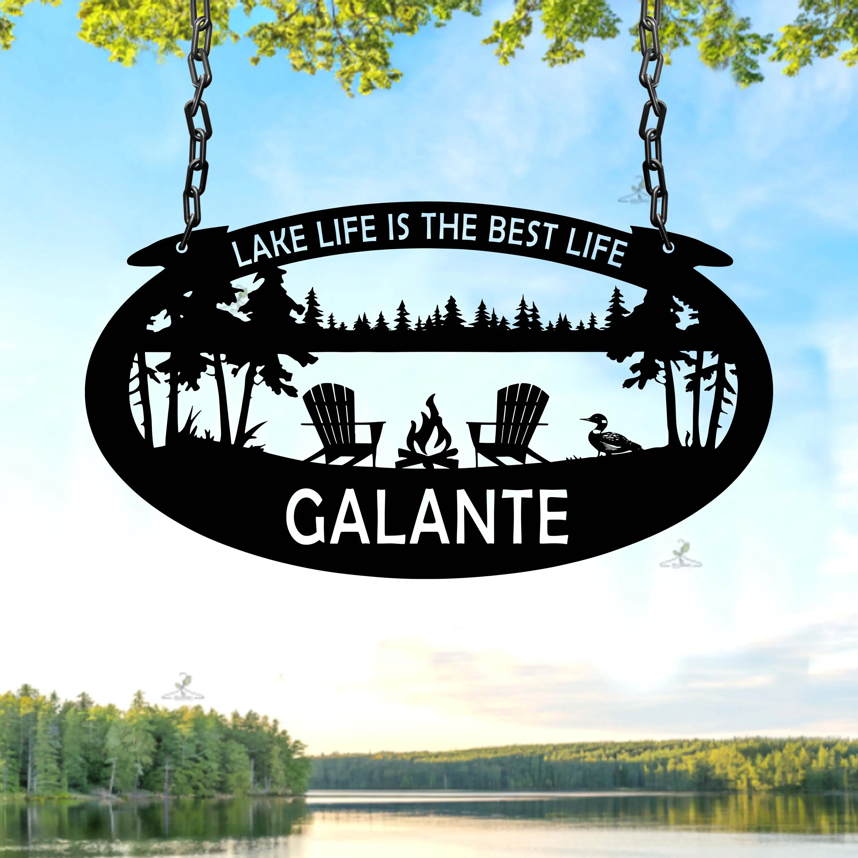 Custom Personalized Lake House Sign Name Lake House Decor Lake Life Wall Art Fishing Lover Gift Rustic Outdoor Hanging Sign
Custom Personalized Lake House Sign Name Lake House Decor Lake Life Wall Art Fishing Lover Gift Rustic Outdoor Hanging Sign