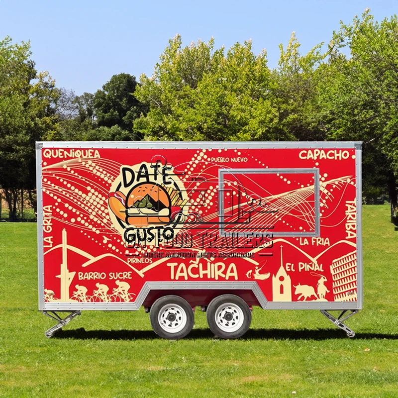 CN Food Trailer Custom Food Truck with Fully Equipped Stainless Steel Kitchen for Coffee Burgers and Ice Cream Sales
CN Food Trailer Custom Food Truck with Fully Equipped Stainless Steel Kitchen for Coffee Burgers and Ice Cream Sales