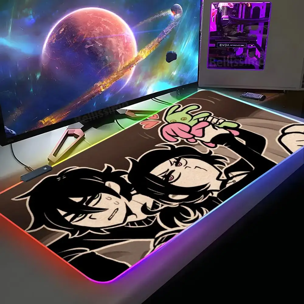 Коврик для мыши The Coffin Of Andy And Leyley XXL RGB Gaming Mouse Pad HD Gamer Большой светодиодный светильник Коврики для мыши Коврик для ПК с подсветкой
Коврик для мыши The Coffin Of Andy And Leyley XXL RGB Gaming Mouse Pad HD Gamer Большой светодиодный светильник Коврики для мыши Коврик для ПК с подсветкой