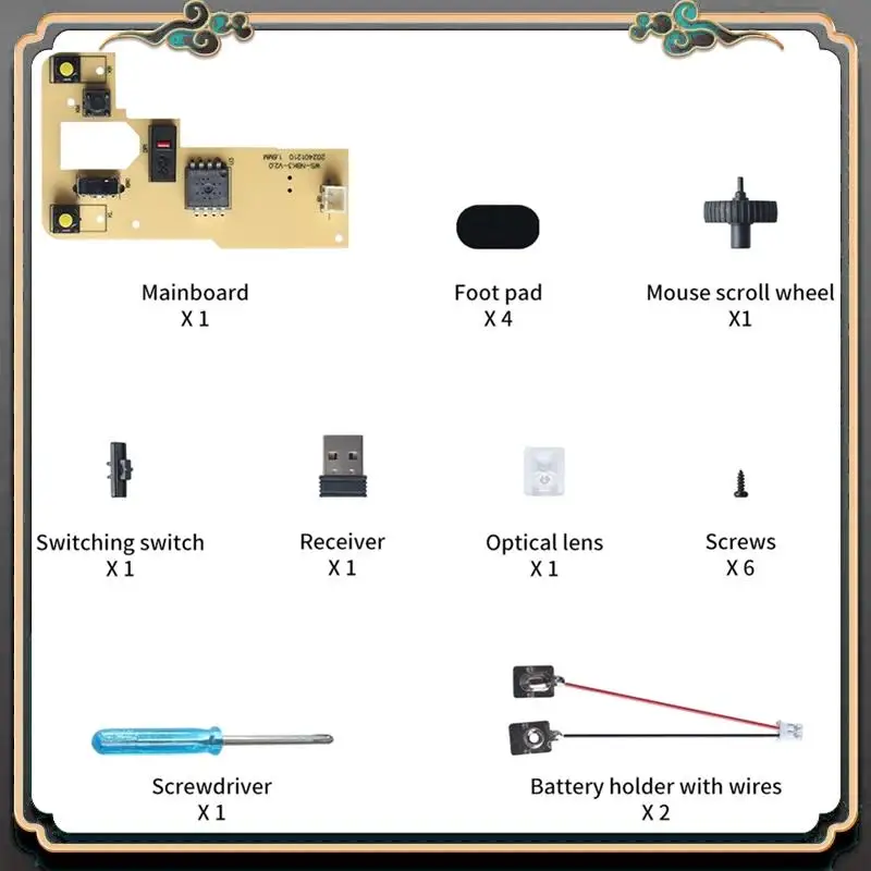 Reliable-Wireless Mouse DIY Model 3D Printing Wireless Mouse Wireless Mouse DIY Creative Model
Reliable-Wireless Mouse DIY Model 3D Printing Wireless Mouse Wireless Mouse DIY Creative Model
