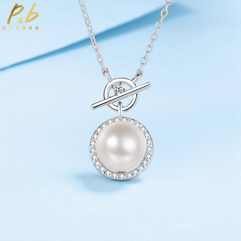 PuBang Fine Jewelry Solid 925 Sterling Silver Moissanite Diamond Luxury Pearl Pendant Necklace for Women Party Gift FreeShipping
PuBang Fine Jewelry Solid 925 Sterling Silver Moissanite Diamond Luxury Pearl Pendant Necklace for Women Party Gift FreeShipping