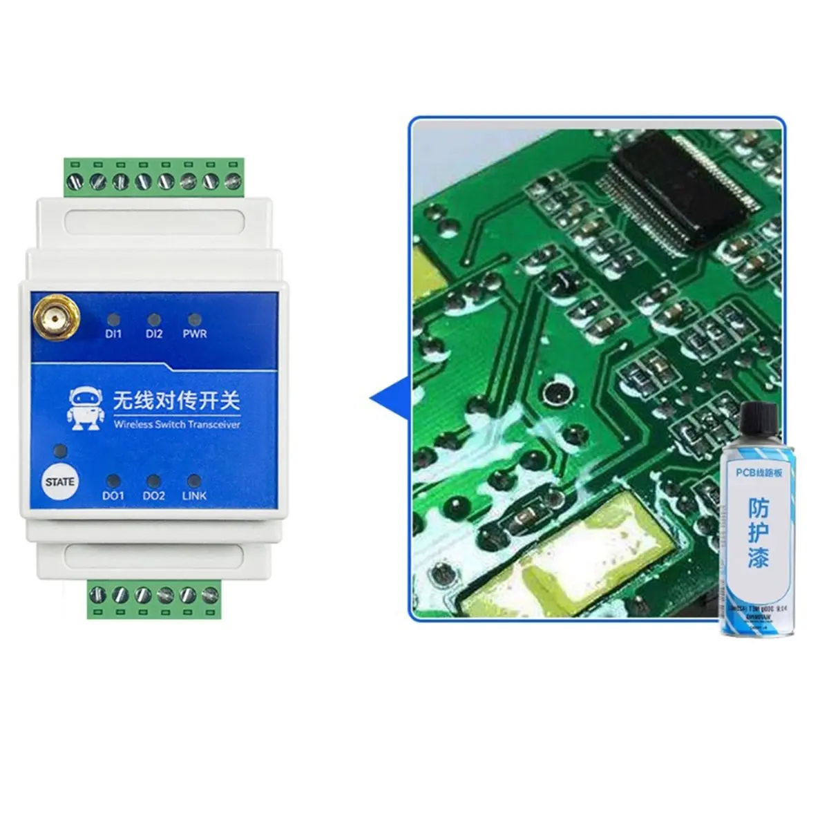 Цифровой беспроводной релейный коммутатор Digital Essentials LoRa 868/915 МГц CDSENET E860-DTU, 2-канальный модем DI+DO IO RS485 для удаленной передачи данных на большие расстояния
Цифровой беспроводной релейный коммутатор Digital Essentials LoRa 868/915 МГц CDSENET E860-DTU, 2-канальный модем DI+DO IO RS485 для удаленной передачи данных на большие расстояния