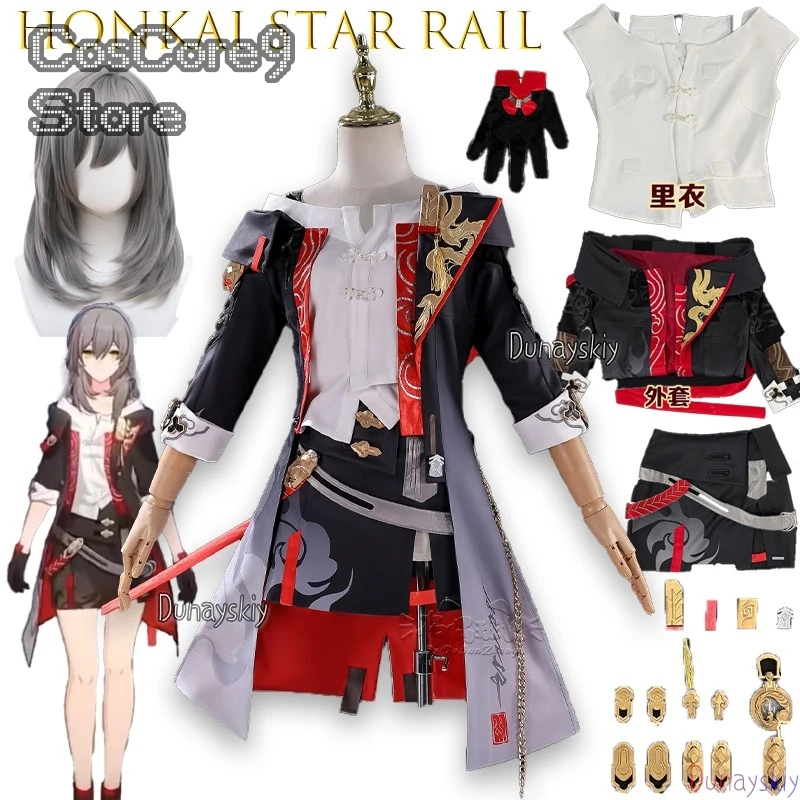 Косплей Стелл (Trailblazer) из игры Honkai: Star Rail, женский черный костюм, новогодний косплей Стелл, красная одежда.
Косплей Стелл (Trailblazer) из игры Honkai: Star Rail, женский черный костюм, новогодний косплей Стелл, красная одежда.