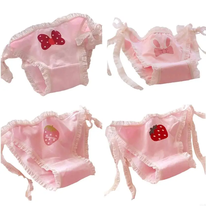 Womens Japanese Side Tie String Panties Sweet Ruffle Lace Trim Briefs Underwear Sweet Anime Lingerie Underpants Hipsters
Womens Japanese Side Tie String Panties Sweet Ruffle Lace Trim Briefs Underwear Sweet Anime Lingerie Underpants Hipsters