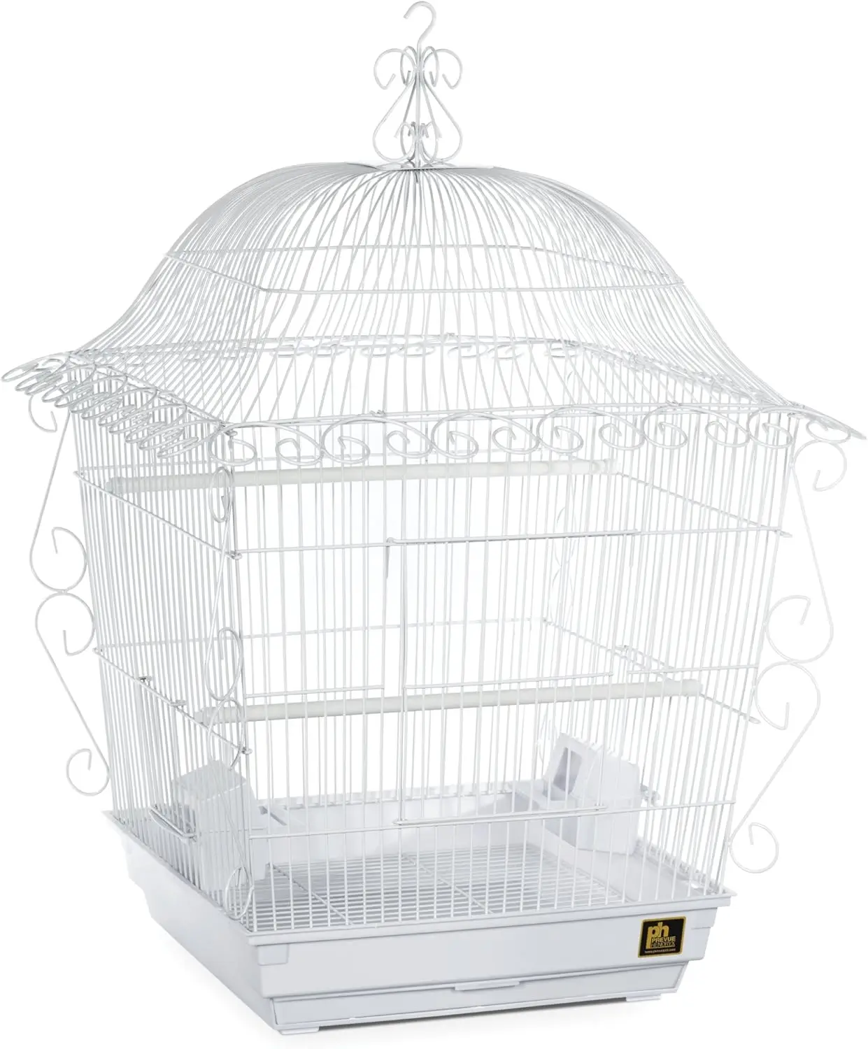 Клетка для птиц Prevue Pet Products Scrollwork - совместима со стойкой, винтажный дизайн, место для аксессуаров, игр и жердочек, Botto
Клетка для птиц Prevue Pet Products Scrollwork - совместима со стойкой, винтажный дизайн, место для аксессуаров, игр и жердочек, Botto