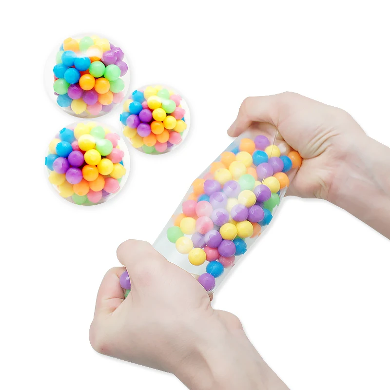 Wholesale Stress Relief Toys Made in China Filled with Bead Squeeze Stress Ball Stretchy Stress Bead Ball
Wholesale Stress Relief Toys Made in China Filled with Bead Squeeze Stress Ball Stretchy Stress Bead Ball