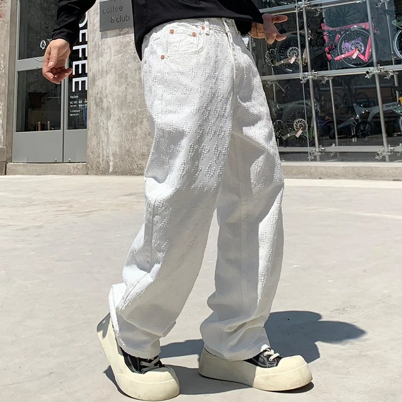 K16809 Europe and the United States high street tide brand classic light luxury all over the straight jeans men's denim trousers
K16809 Europe and the United States high street tide brand classic light luxury all over the straight jeans men's denim trousers