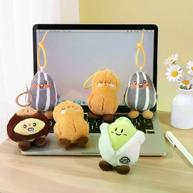 Chestnut Peanut Pistachio Sunflower Seed Plush Keychain Cute Stuffed Doll Pendant For Bag Backpack Car Decoration Gifts
Chestnut Peanut Pistachio Sunflower Seed Plush Keychain Cute Stuffed Doll Pendant For Bag Backpack Car Decoration Gifts