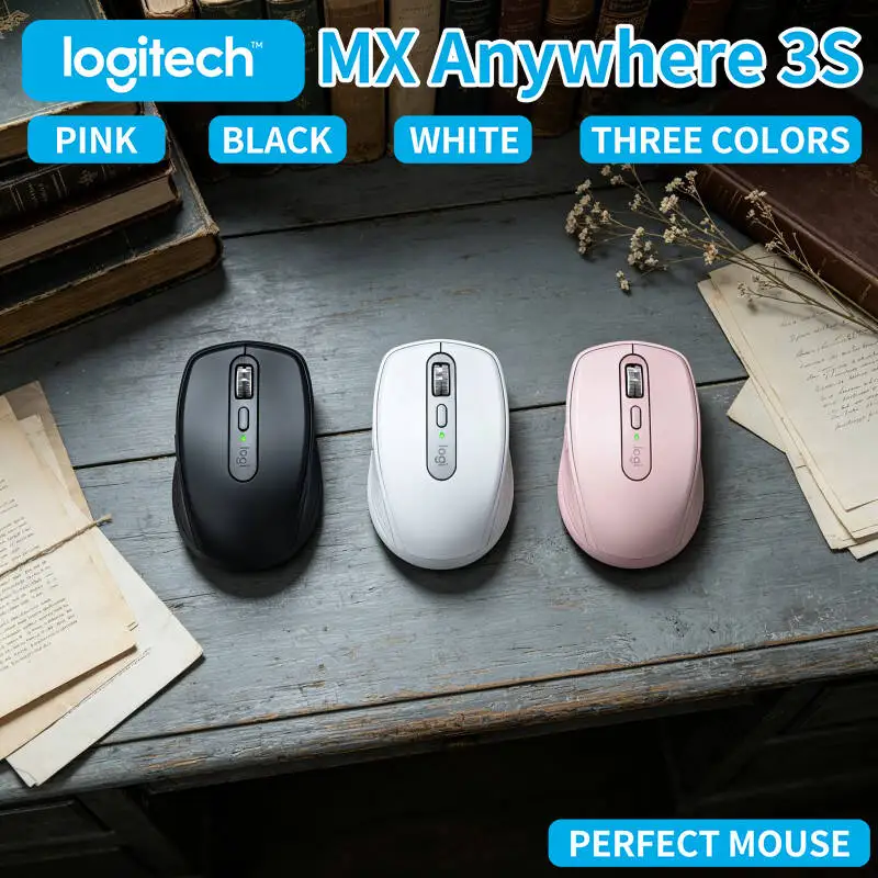 Travel MX Anywhere 3S - 8K DPI, 3-Device Bluetooth, Quick Charge, Perfect for Baking Short Trip & On-site Task
Travel MX Anywhere 3S - 8K DPI, 3-Device Bluetooth, Quick Charge, Perfect for Baking Short Trip & On-site Task
