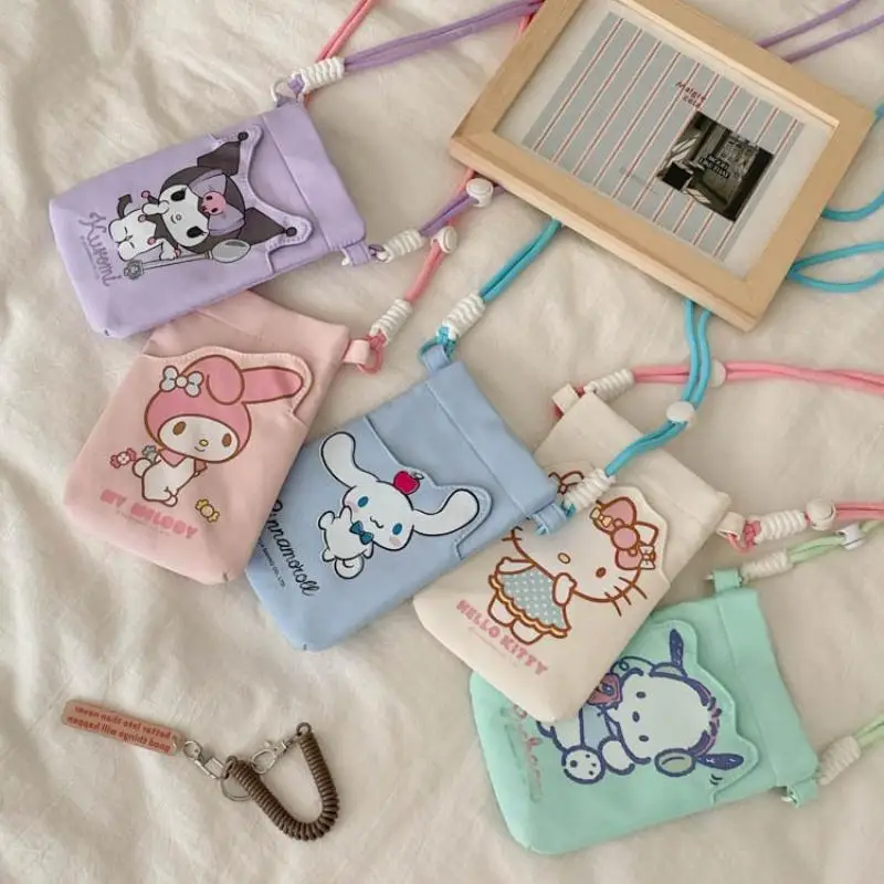Anime Sanrio Kawaii Hello Kitty My Melody Kuromi Crossbody Mobile Phone Bag Girls Portable Cute Coin Purse Holiday Birthday Gift
Anime Sanrio Kawaii Hello Kitty My Melody Kuromi Crossbody Mobile Phone Bag Girls Portable Cute Coin Purse Holiday Birthday Gift