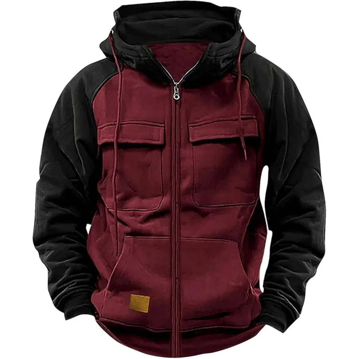 Men Zipper Patchwork Warm Fleece Sweatshirts Fashion Multi Pockets Men Casual Zip up Jacket Autumn Winter Outdoor Tactic Hoodie
Men Zipper Patchwork Warm Fleece Sweatshirts Fashion Multi Pockets Men Casual Zip up Jacket Autumn Winter Outdoor Tactic Hoodie