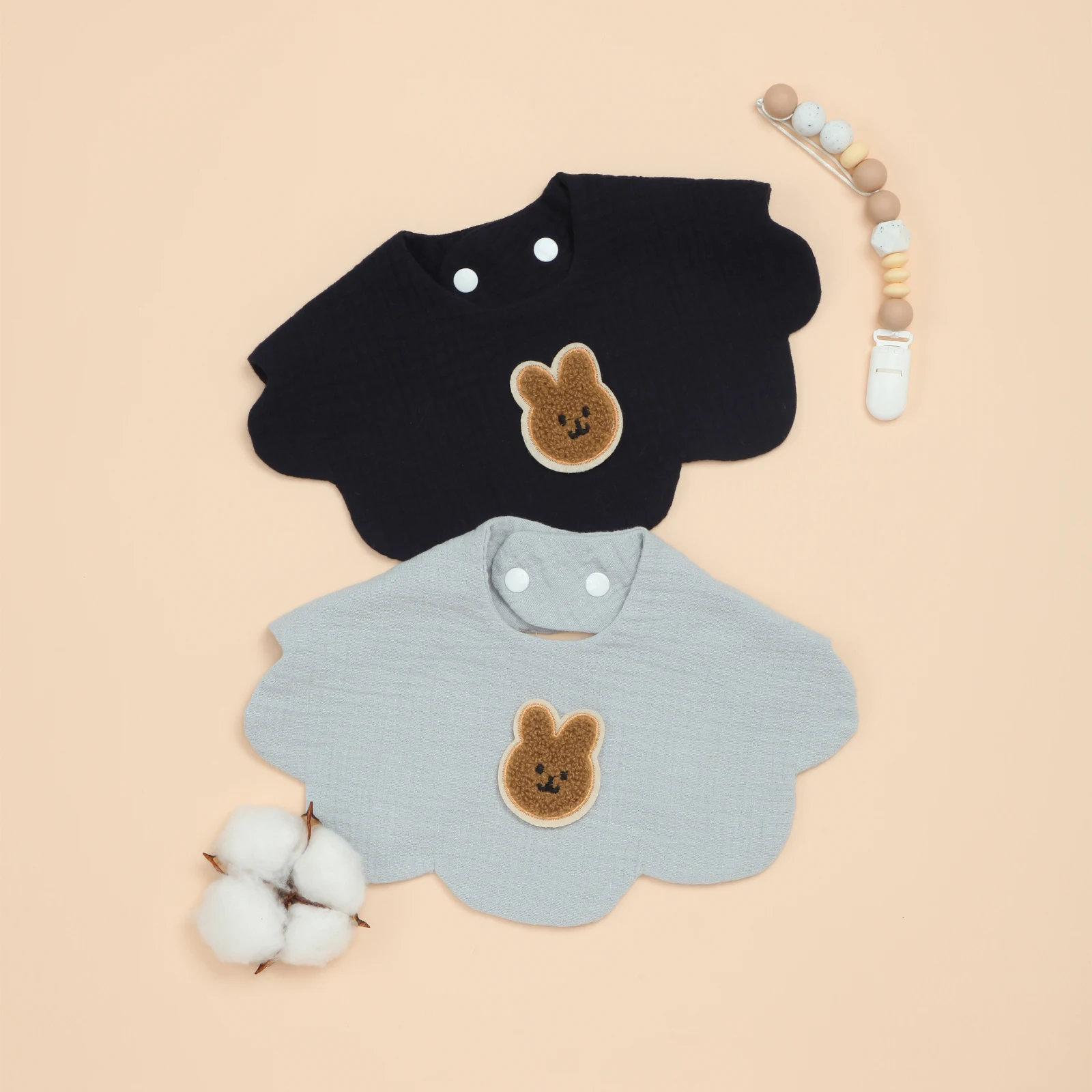 Cute Bunny Cotton Baby Boys Bibs Soft Absorbent Bib for Drooling, Teething, Feeding(2 Pack)
Cute Bunny Cotton Baby Boys Bibs Soft Absorbent Bib for Drooling, Teething, Feeding(2 Pack)