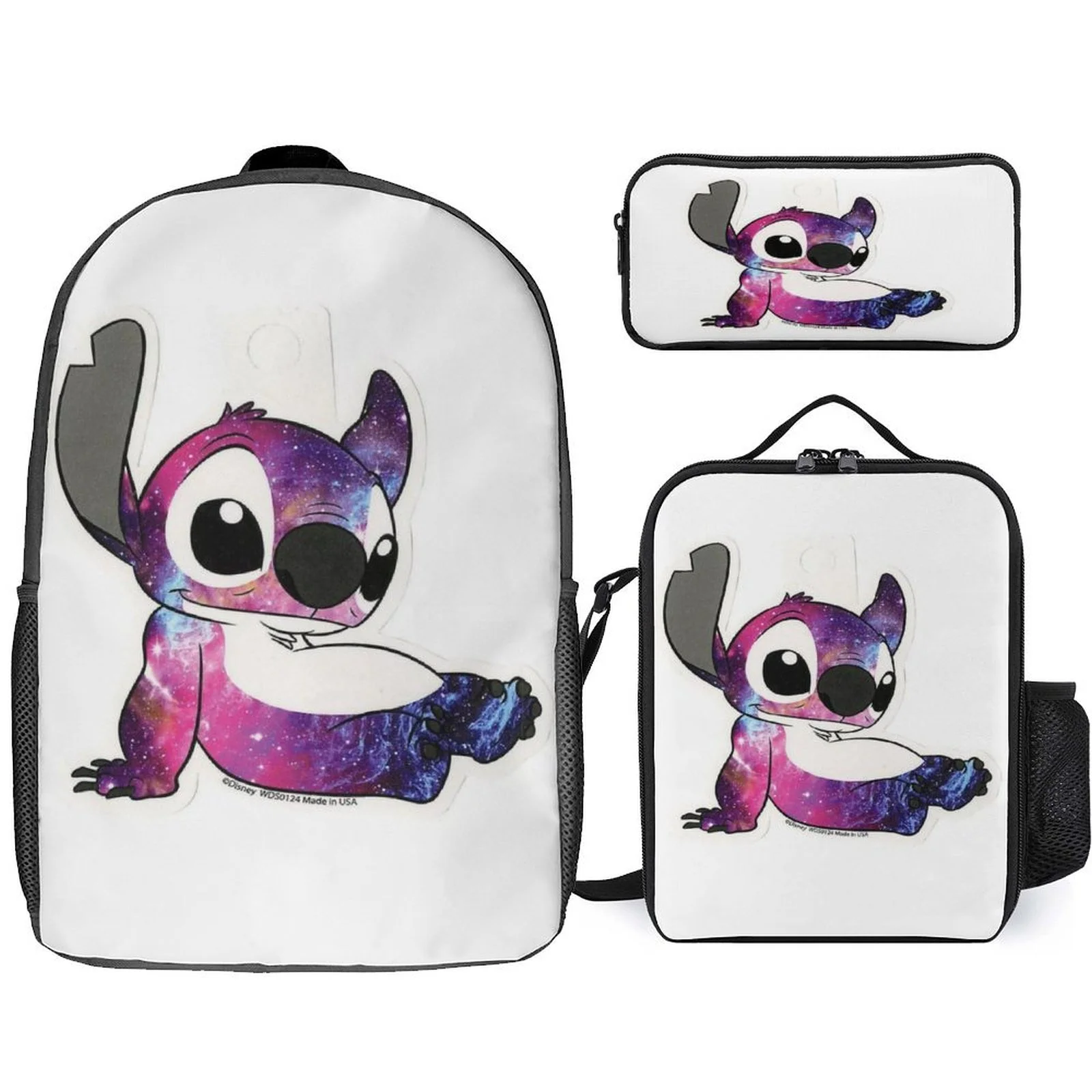 Elementary Kid Disney Stitch Rucksack 3 in 1 Set-Multifunction Backpack and Cartoon Lunch Bag Pencil Box for Boys
Elementary Kid Disney Stitch Rucksack 3 in 1 Set-Multifunction Backpack and Cartoon Lunch Bag Pencil Box for Boys