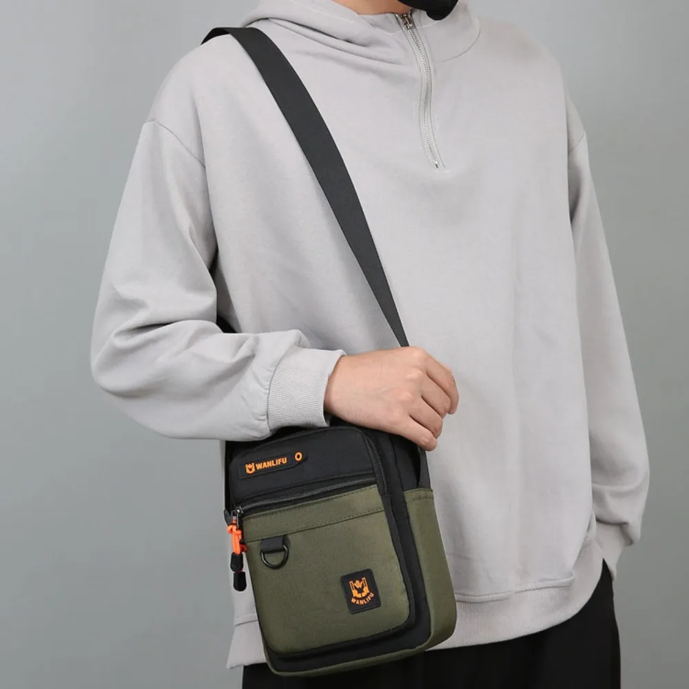 Fashion Oxford Men's Shoulder Bag Large Capacity Waterproof Men's Business Bag Square Multi-pockets Canvas Crossbody Bag Work
Fashion Oxford Men's Shoulder Bag Large Capacity Waterproof Men's Business Bag Square Multi-pockets Canvas Crossbody Bag Work
