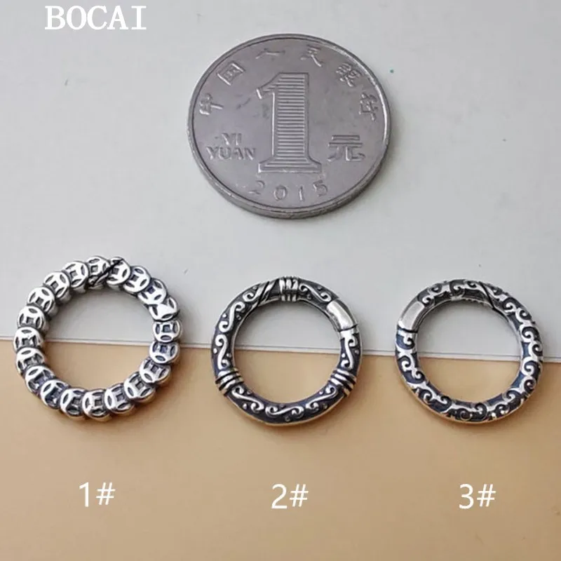 BOCAI S925 Стерлинговое Серебро Ретро Личность Деньги Скрученная Трава Узор Универсальная Пряжка Мужские и Женские Стили
BOCAI S925 Стерлинговое Серебро Ретро Личность Деньги Скрученная Трава Узор Универсальная Пряжка Мужские и Женские Стили