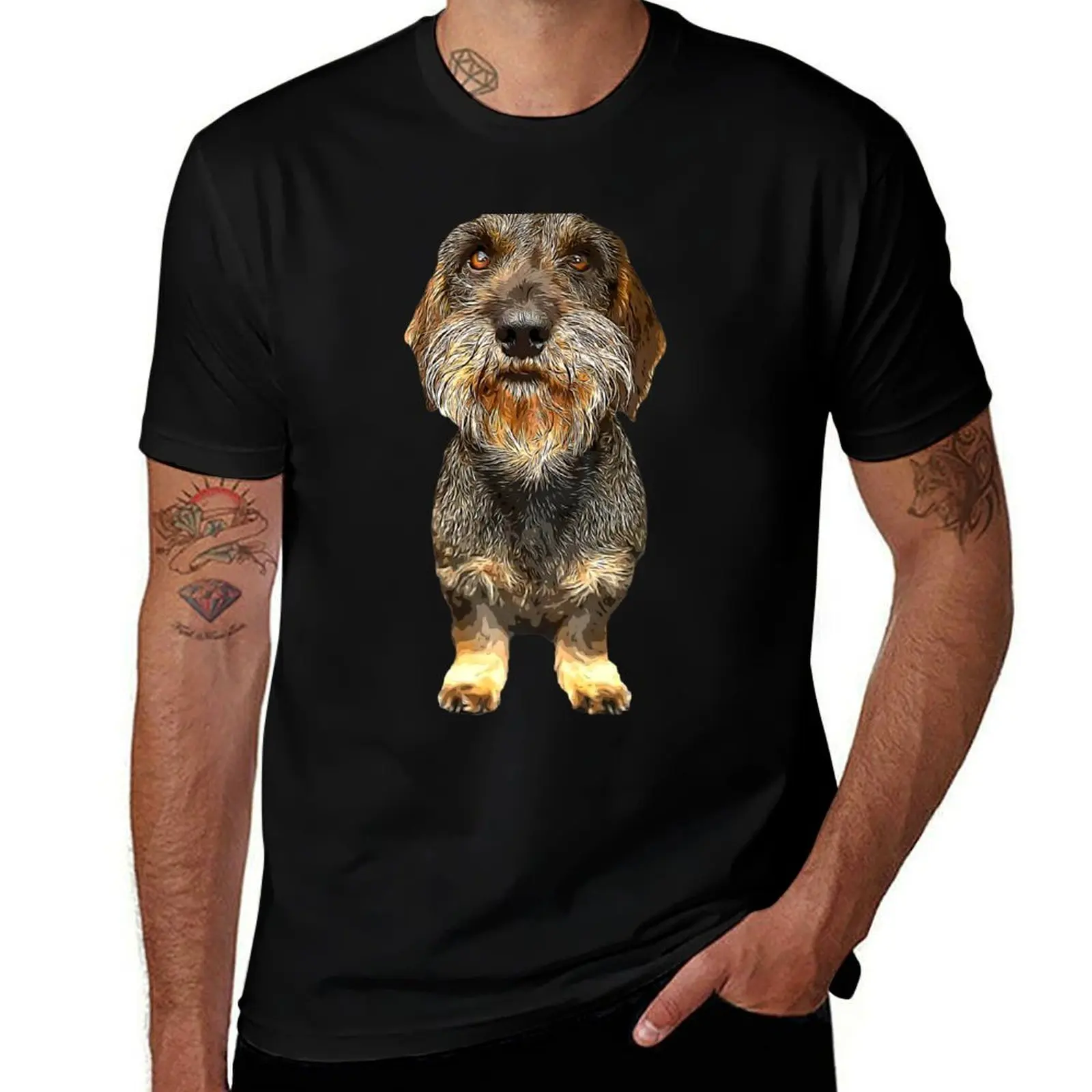 Dachshund Wire Haired T-Shirt t shirts designer cotton t shirt pack cotton tshirt 100% T-Shirt
Dachshund Wire Haired T-Shirt t shirts designer cotton t shirt pack cotton tshirt 100% T-Shirt