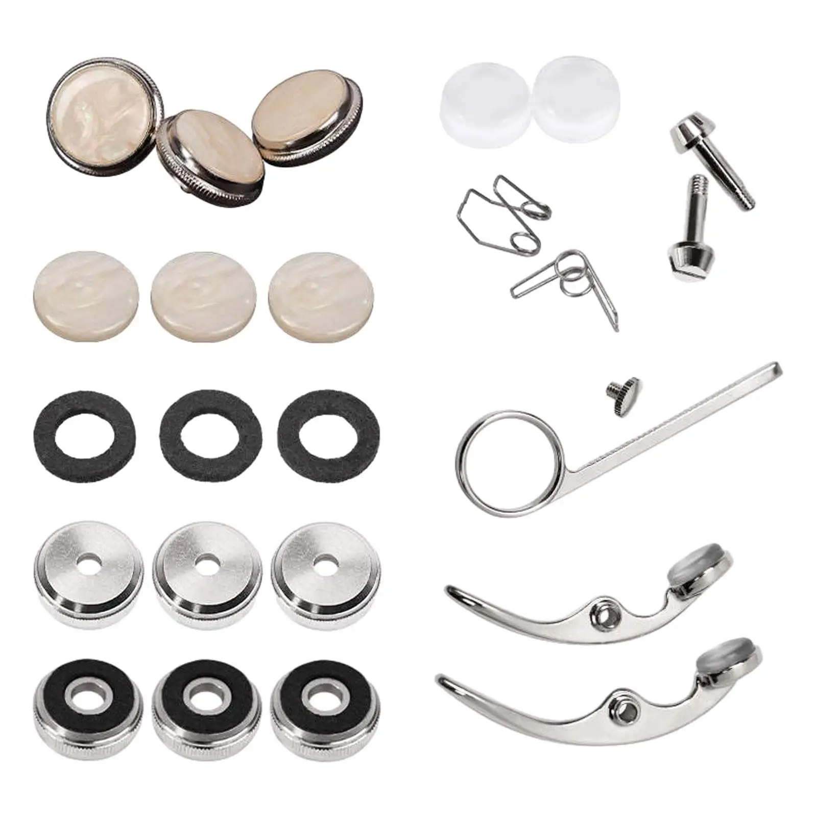 Trumpet Spit Valve Repair Kits Brass Instrument Cleaning Care Convenient to Use Replacement Parts
Trumpet Spit Valve Repair Kits Brass Instrument Cleaning Care Convenient to Use Replacement Parts