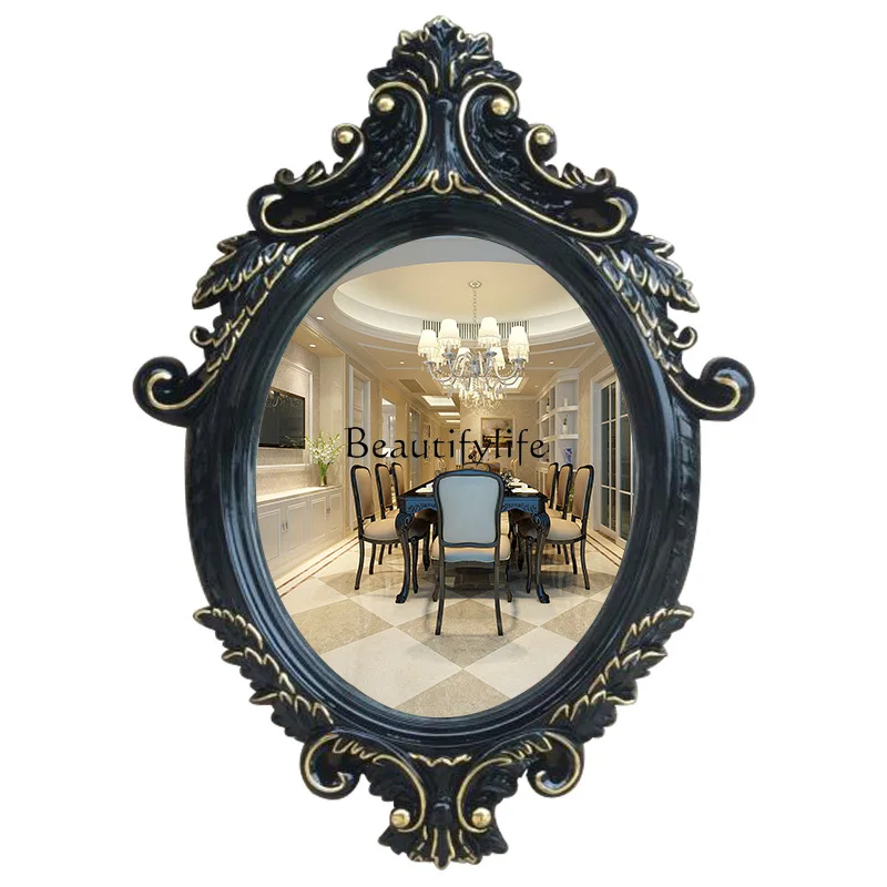 European wall-mounted bathroom mirror bathroom bathroom entrance decoration dressing beauty salon classic mirror
European wall-mounted bathroom mirror bathroom bathroom entrance decoration dressing beauty salon classic mirror