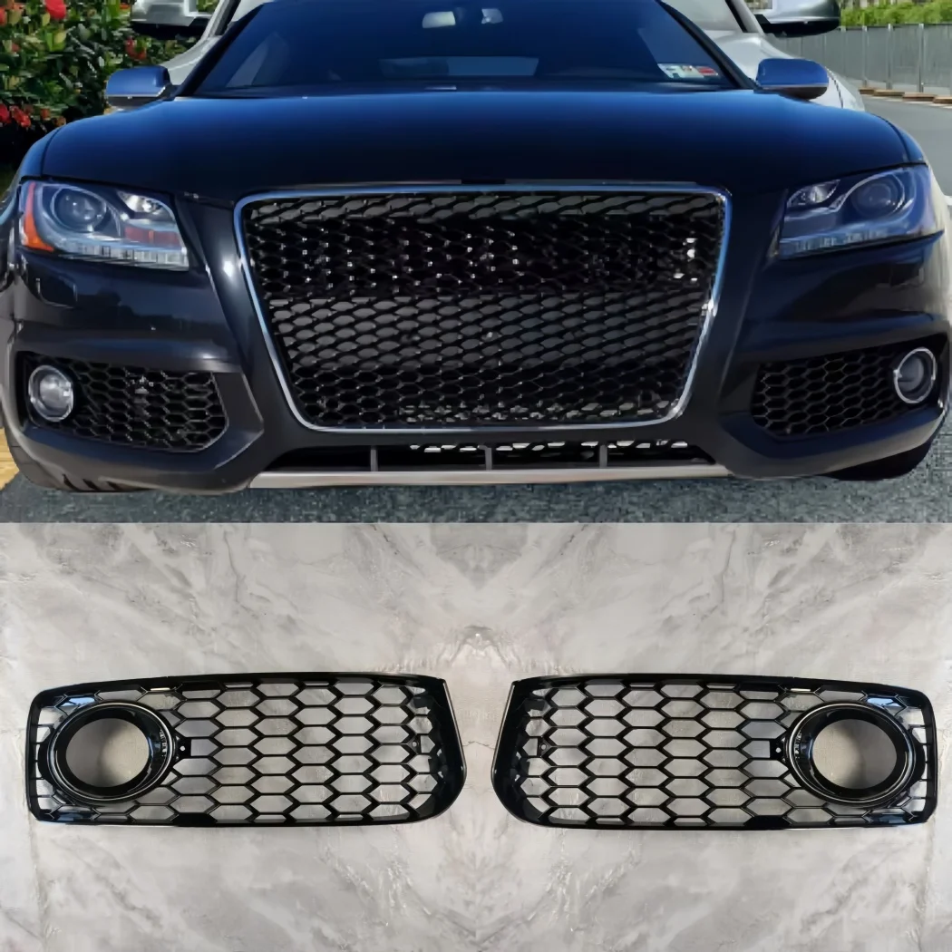 Передний бампер, противотуманная фара, сотовая решетка с отверстием для Audi A5 S-Line S5 B8 RS5 2008-2012, крышка противотуманной фары, обновленные аксессуары
Передний бампер, противотуманная фара, сотовая решетка с отверстием для Audi A5 S-Line S5 B8 RS5 2008-2012, крышка противотуманной фары, обновленные аксессуары