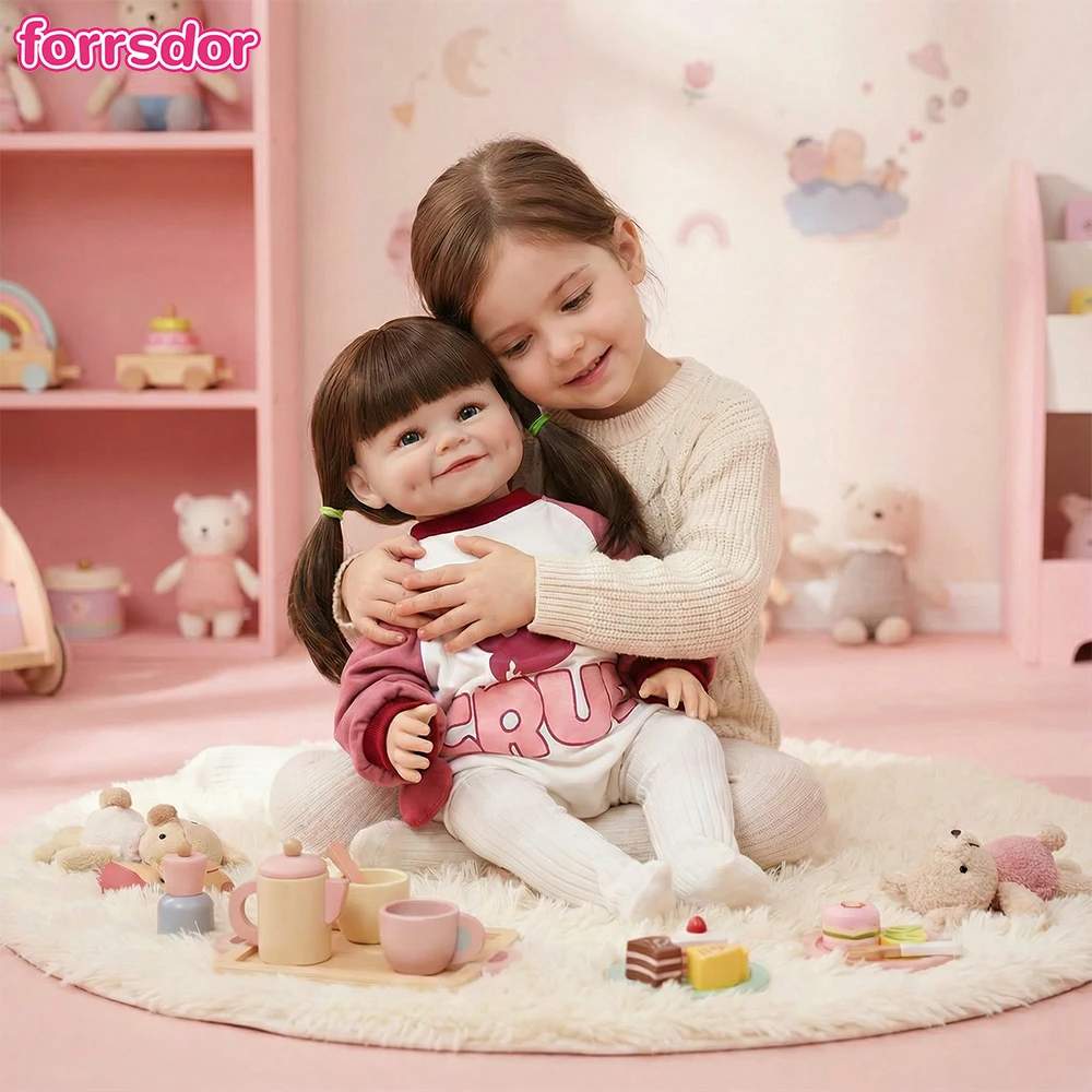 55cm Reborn Doll Girl Raya Full Body Soft Vinyl Silicone Reborn Toddler Doll with Long Hair Bebe Reborn Kids Toys Christmas Gift
55cm Reborn Doll Girl Raya Full Body Soft Vinyl Silicone Reborn Toddler Doll with Long Hair Bebe Reborn Kids Toys Christmas Gift