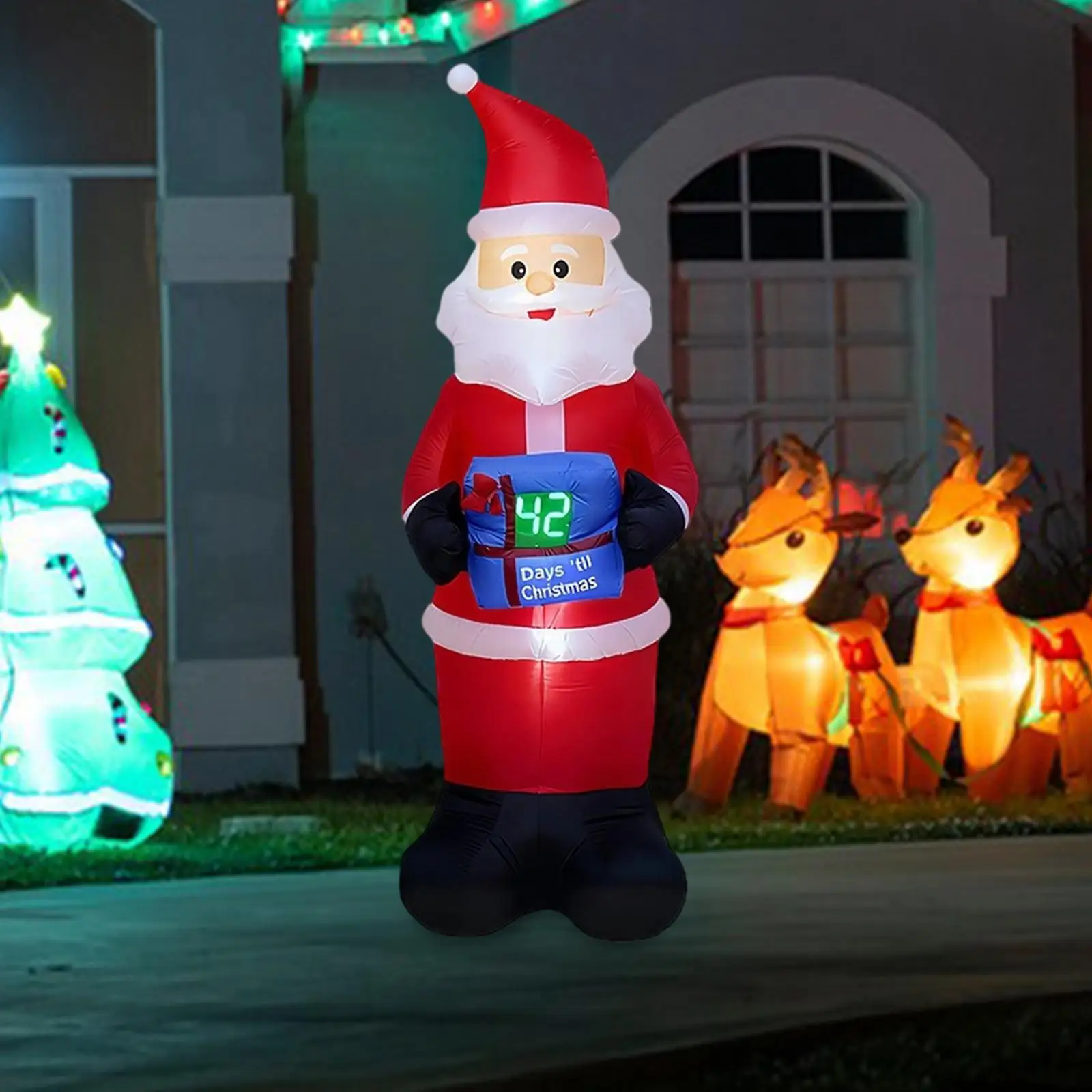 LED Inflatable Santa Claus Outdoor Christmas Decoration Weatherproof Ornament for Garden Patio Holiday
LED Inflatable Santa Claus Outdoor Christmas Decoration Weatherproof Ornament for Garden Patio Holiday