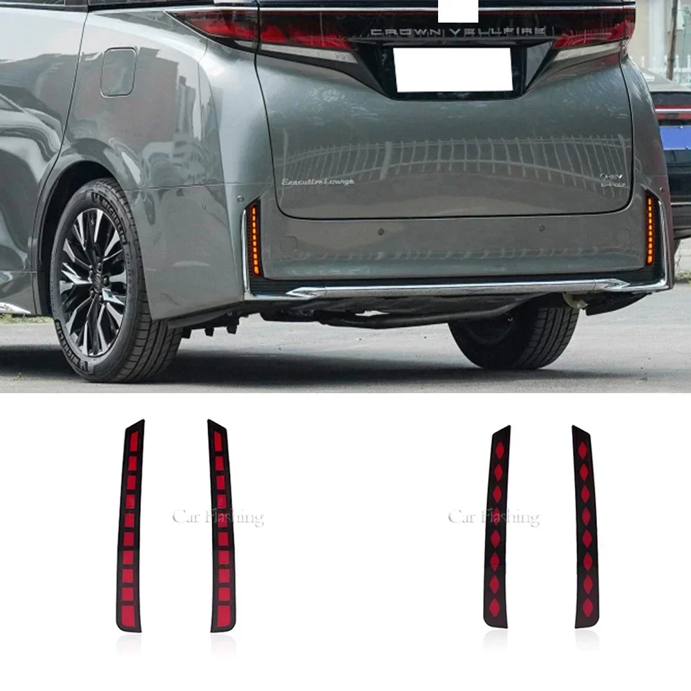 New! Car LED Rear Bumper Reflector Light For Toyota Vellfire 40 2024 Tail Fog Lamp turn signal Brake Light Warning
New! Car LED Rear Bumper Reflector Light For Toyota Vellfire 40 2024 Tail Fog Lamp turn signal Brake Light Warning