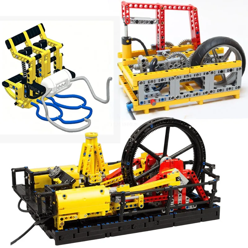 NEW 1245 Parts/Technical MOC Switchless Pneumatic Steam Machine Building Blocks Creative Expert Bricks Model DIY Toys Kids Gifts
NEW 1245 Parts/Technical MOC Switchless Pneumatic Steam Machine Building Blocks Creative Expert Bricks Model DIY Toys Kids Gifts
