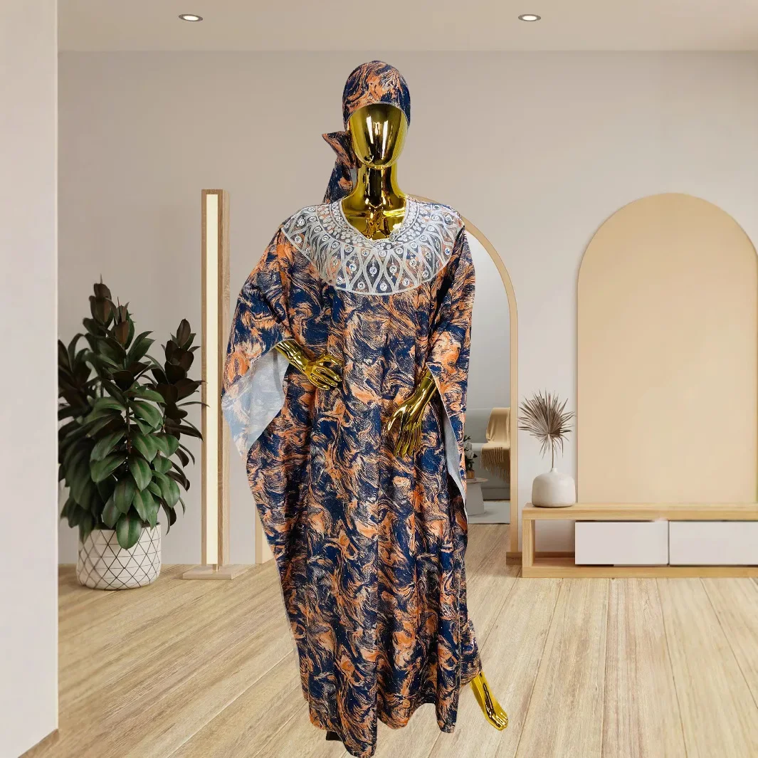 Plus Size Muslim Dresses for Women Summer Fashion Printing Long Maxi Dress Outfits Kaftan Gowns Dubai Abaya With Hijab
Plus Size Muslim Dresses for Women Summer Fashion Printing Long Maxi Dress Outfits Kaftan Gowns Dubai Abaya With Hijab