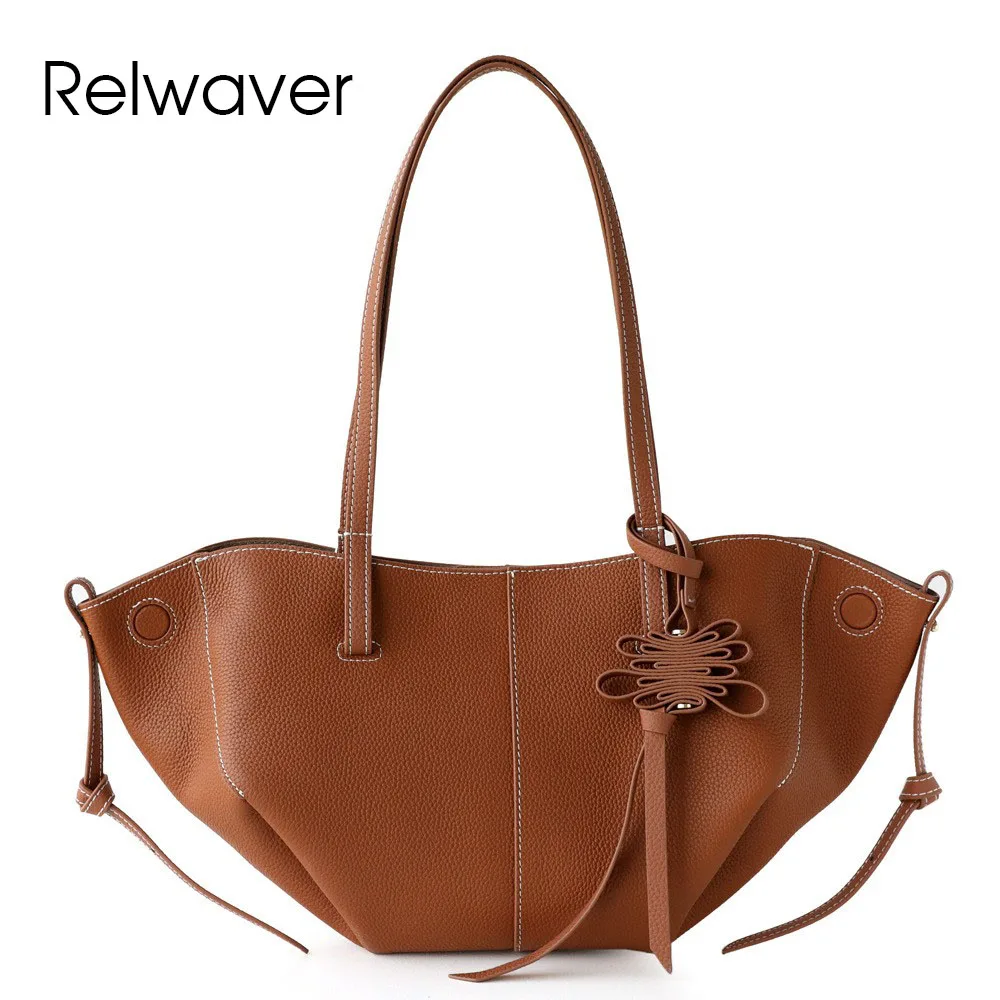 Relwaver women tote bag genuine leather big shoulder bag 2025 summer composite commuting ladies handbag
Relwaver women tote bag genuine leather big shoulder bag 2025 summer composite commuting ladies handbag