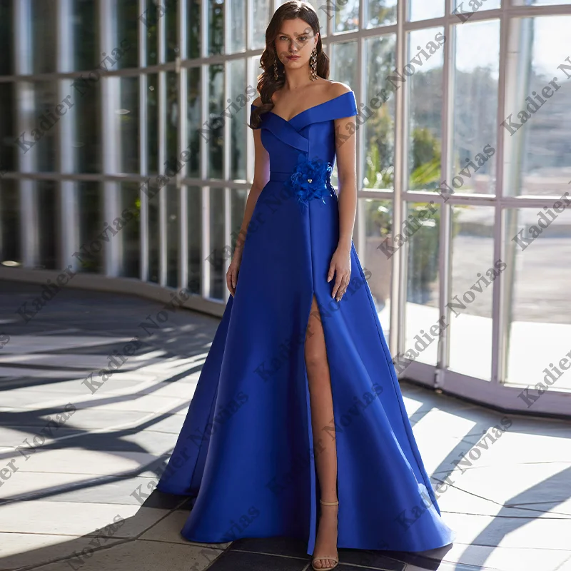 Customized High Quality Satin Quinceanera Evening Dress A-line Off Shoulder Bespoke Occasion Gown with Split
Customized High Quality Satin Quinceanera Evening Dress A-line Off Shoulder Bespoke Occasion Gown with Split