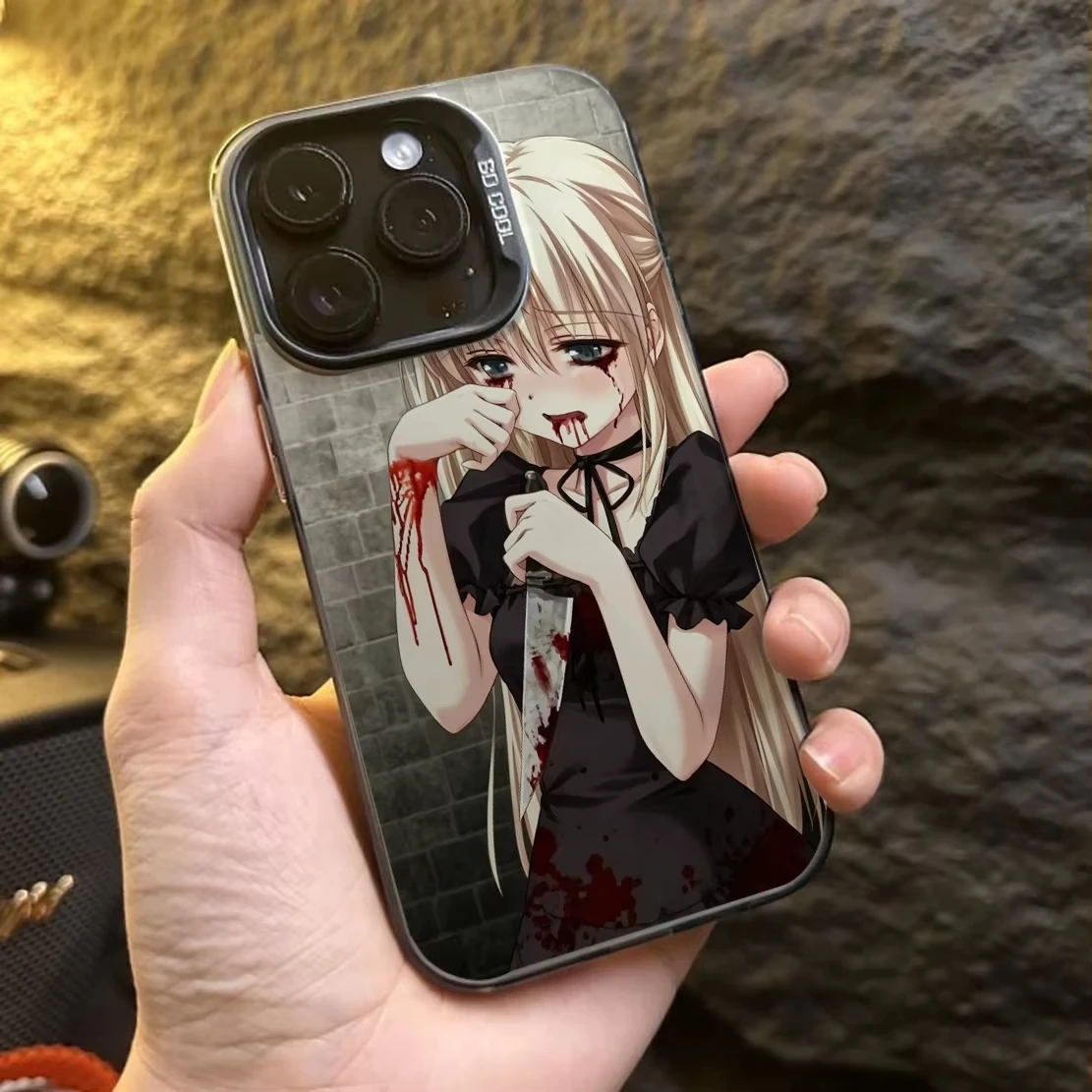 luxury Gothic 3D anime yandere girl cartoon phone case for iphone 11 12 13 14 15 16 17 Pro Max Plus Matte hard protect cover
luxury Gothic 3D anime yandere girl cartoon phone case for iphone 11 12 13 14 15 16 17 Pro Max Plus Matte hard protect cover