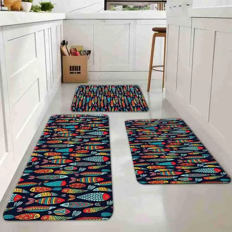 1pc flannel floor matBoho Style Fish Pattern Non-Slip Floor Mat Decorative Area Rug for Home DecorNon-slip, machine washable, soft area rug for home living room bedroom kitchen decor
1pc flannel floor matBoho Style Fish Pattern Non-Slip Floor Mat Decorative Area Rug for Home DecorNon-slip, machine washable, soft area rug for home living room bedroom kitchen decor