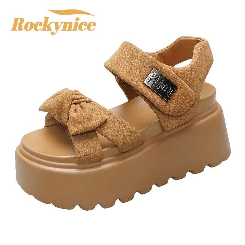 Women Summer High Platform Sandals 8CM Wedges Leather Chunky Slippers 2025 Outside Ankle Strap Sandals Beach Casual Slides Woman
Women Summer High Platform Sandals 8CM Wedges Leather Chunky Slippers 2025 Outside Ankle Strap Sandals Beach Casual Slides Woman