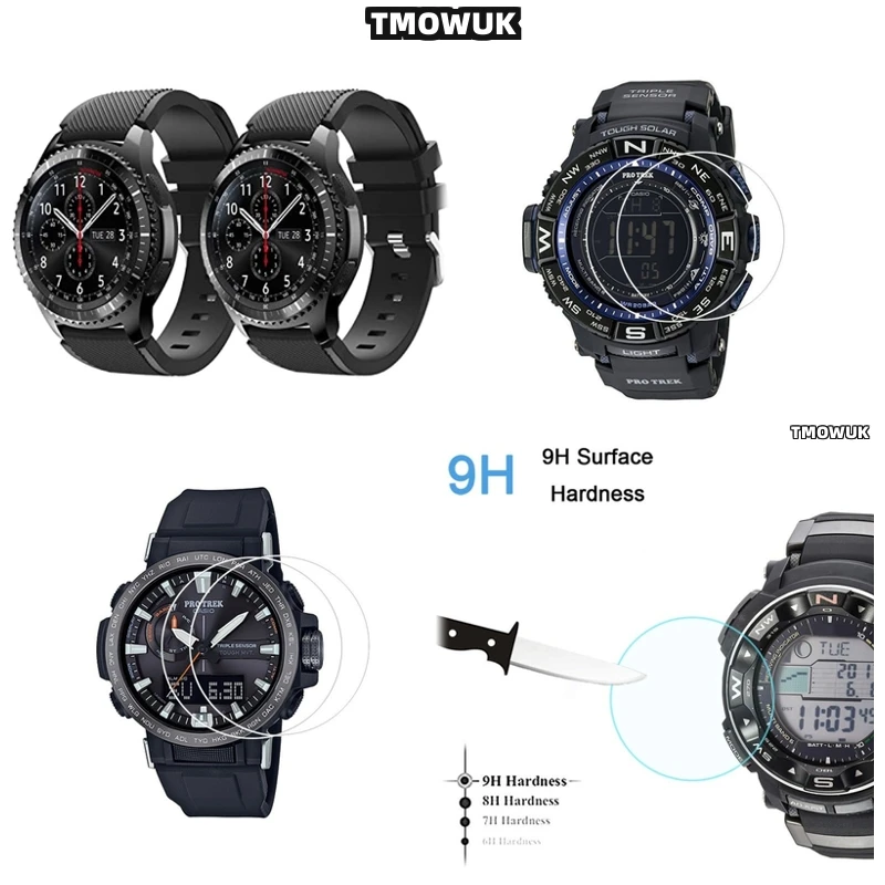 For Casio GA100 6100 TR770 Pro-Trek EFR 303 GA-2200 GA-2100 GST-W300 - Tempered Glass Watch Protector - 9H Anti-Scratch - HD Cle
For Casio GA100 6100 TR770 Pro-Trek EFR 303 GA-2200 GA-2100 GST-W300 - Tempered Glass Watch Protector - 9H Anti-Scratch - HD Cle