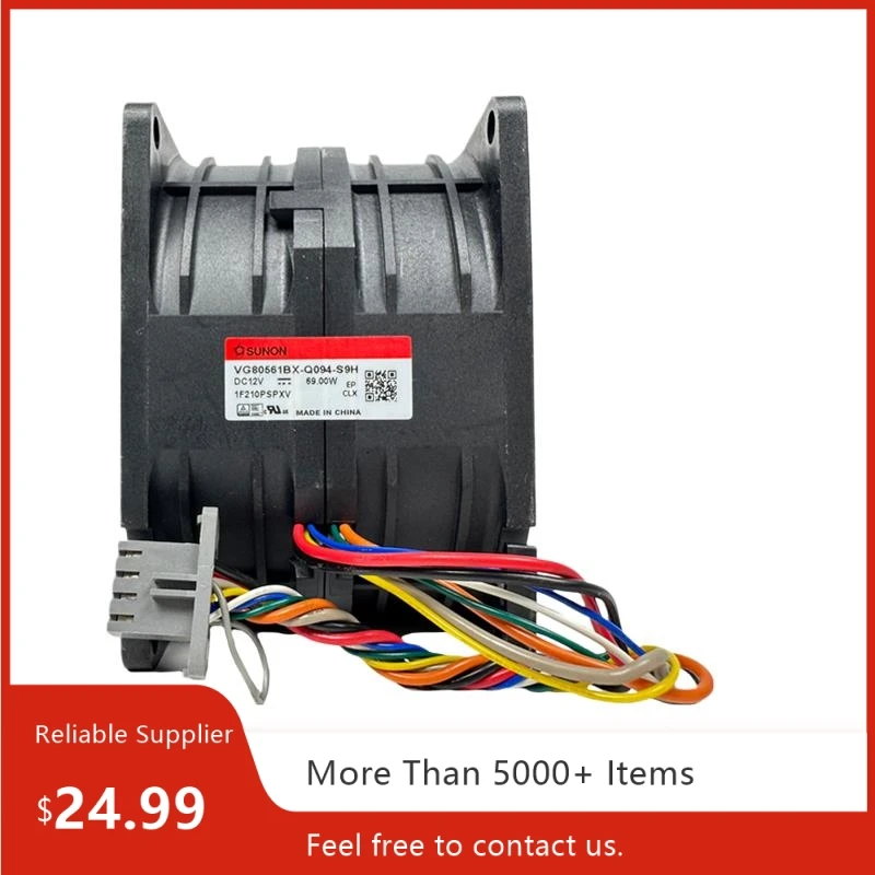 Server Fan For VG80561BX-Q094-S9H 80mm X 80nn X 56mm 12V 69W High Speed Server Fan for Shuguang A630-G30/OStor-C30
Server Fan For VG80561BX-Q094-S9H 80mm X 80nn X 56mm 12V 69W High Speed Server Fan for Shuguang A630-G30/OStor-C30