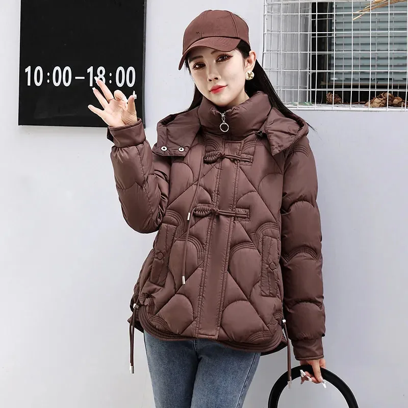 Women Jacket 2023 New Winter Parkas Down Cotton Stand Collar Thicken Warm Padded Short Coat Female Outerwear Casual Ladies Tops
Women Jacket 2023 New Winter Parkas Down Cotton Stand Collar Thicken Warm Padded Short Coat Female Outerwear Casual Ladies Tops
