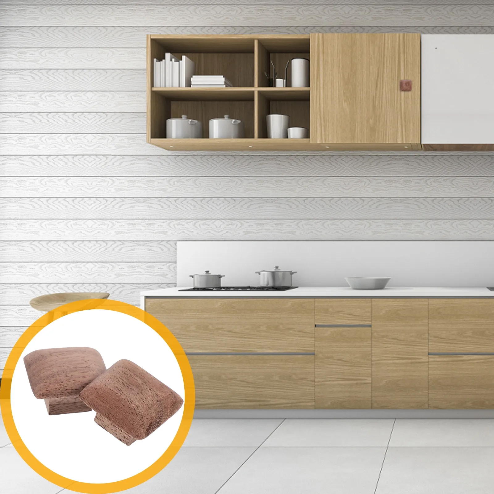 2Pcs Solid Wood Square Pull Handles Easy Install Cabinet Drawer Knobs for Home Furniture Cupboard Door Bedroom Kitchen Use
2Pcs Solid Wood Square Pull Handles Easy Install Cabinet Drawer Knobs for Home Furniture Cupboard Door Bedroom Kitchen Use