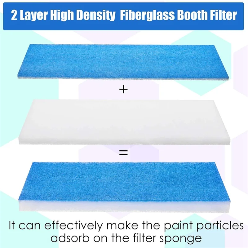 A56X 3Pcs Airbrush Spray Booth Filter Set Paint Booth Filter Pad Spray Booth Exhaust Filter Fiberglass Booth Replace Filter Kit
A56X 3Pcs Airbrush Spray Booth Filter Set Paint Booth Filter Pad Spray Booth Exhaust Filter Fiberglass Booth Replace Filter Kit
