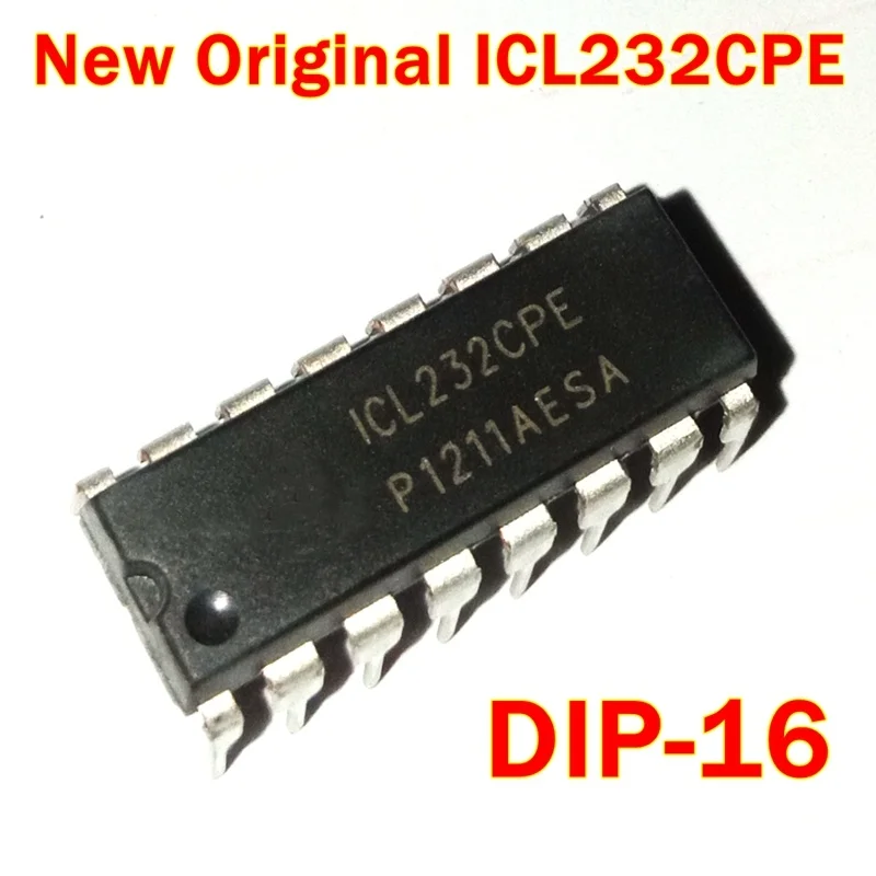 New Original ICL232CPE DIP-16 +5V Powered, Dual RS-232 Transmitter/Receiver
New Original ICL232CPE DIP-16 +5V Powered, Dual RS-232 Transmitter/Receiver