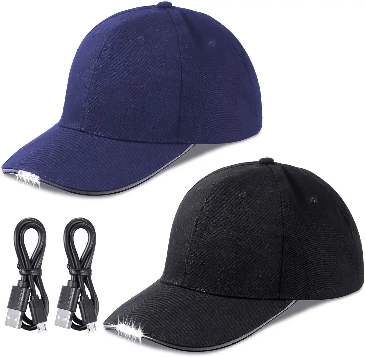 2-х шт. светодиодные бейсболки со встроенным освещением, налобный фонарь на батарейках для мужчин, рыбалка без помощи рук, бег, кемпинг
2-х шт. светодиодные бейсболки со встроенным освещением, налобный фонарь на батарейках для мужчин, рыбалка без помощи рук, бег, кемпинг